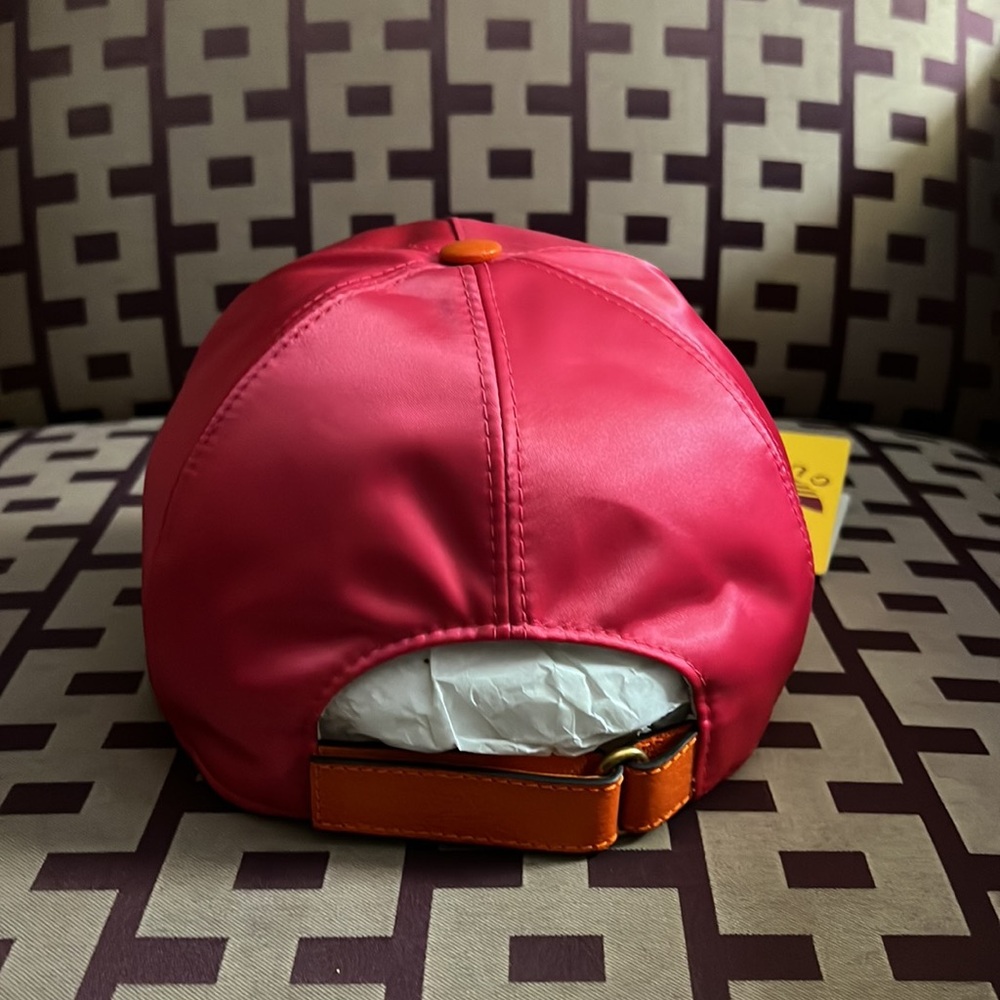 Gucci x adidas unisex seta silk leather trim logo monogram baseball cap hat NEW - Picture 5 of 8